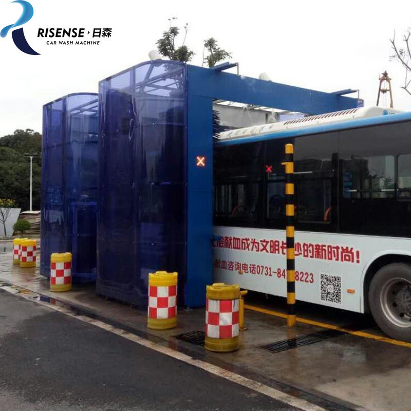 Automatische rij-door-buswasmachine voor bus/vrachtwagen in Noord-Afrika Midden