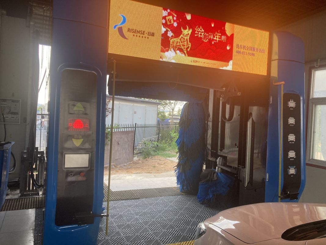 Automatische saffier kleur rollover autowasmachine CF380 met slimme advertentie scherm