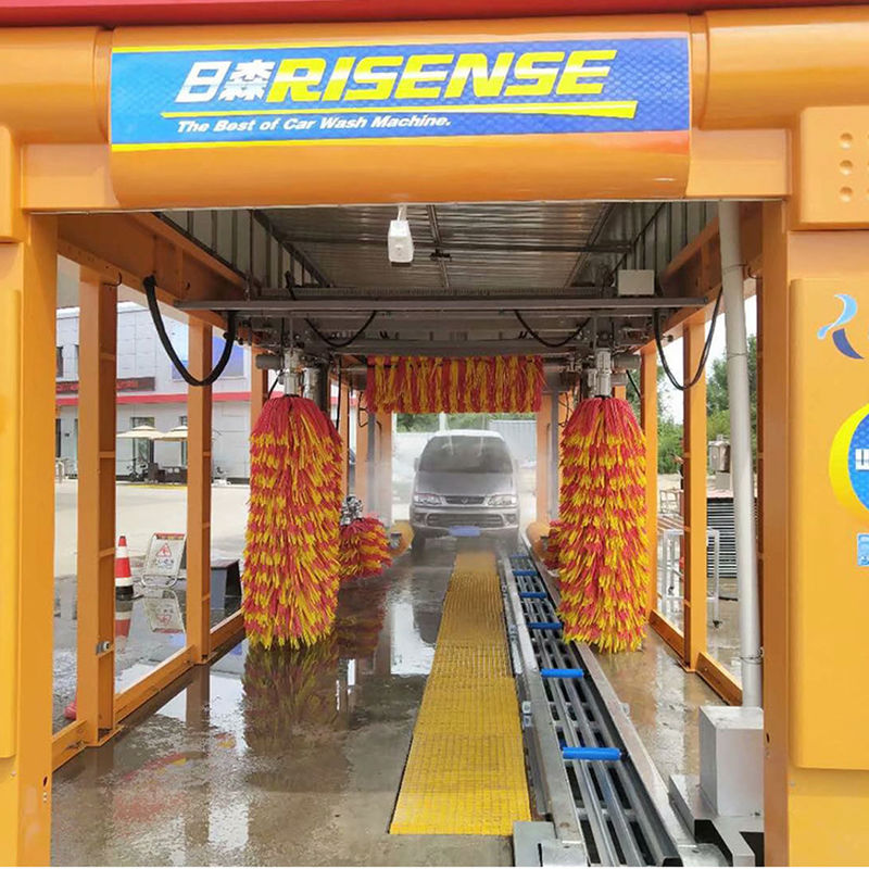 Volledig automatische ExpressTunnel Autoverwasser met 9 borstels