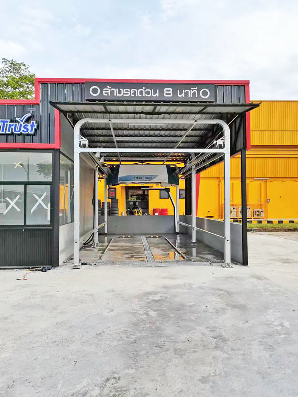 360 aanrakingsloze autowasapparatuur met 42 kW uitgangsvermogen en afwisselingsvrij sproeiingssysteem