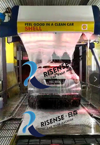 360 aanrakingsloze autowasapparatuur met 42 kW uitgangsvermogen en afwisselingsvrij sproeiingssysteem