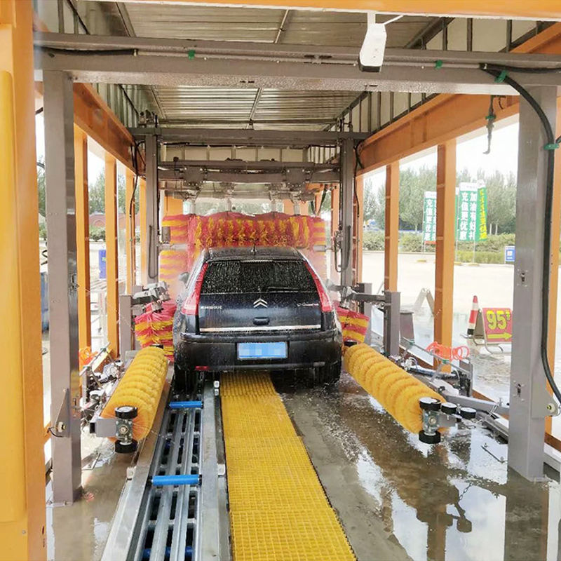 Automatische Express Tunnel Auto Wasmachine voor tankstations Customized Logo in Slovenië