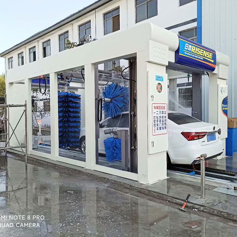 Luchtdruk 0,75-0,9Mpa Automatische tunnel wasmachine Risense CC-670
