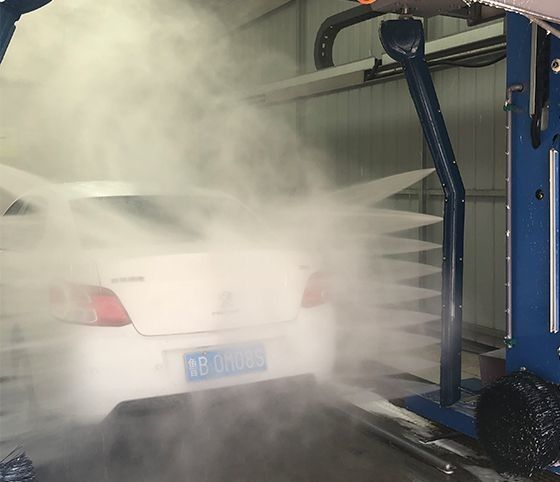 Hot-dip gegalvaniseerde touchless autowasmachine met ingebouwd snel luchtdrogen systeem