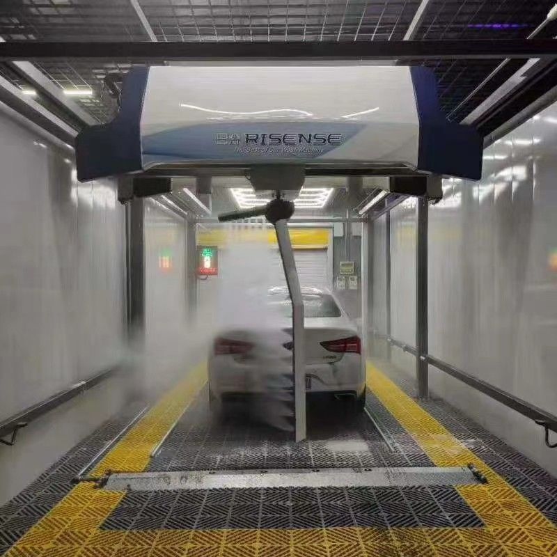 Hot-dip gegalvaniseerde touchless autowasmachine met ingebouwd snel luchtdrogen systeem
