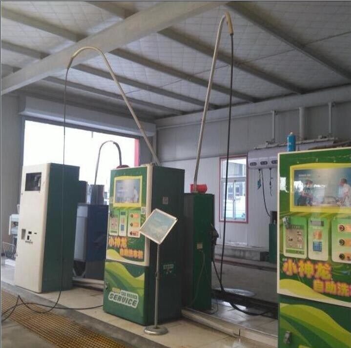 Eenfasige 220V 5,5 kW warm gegalvaniseerde stalen autowasmachine voor muntsysteem